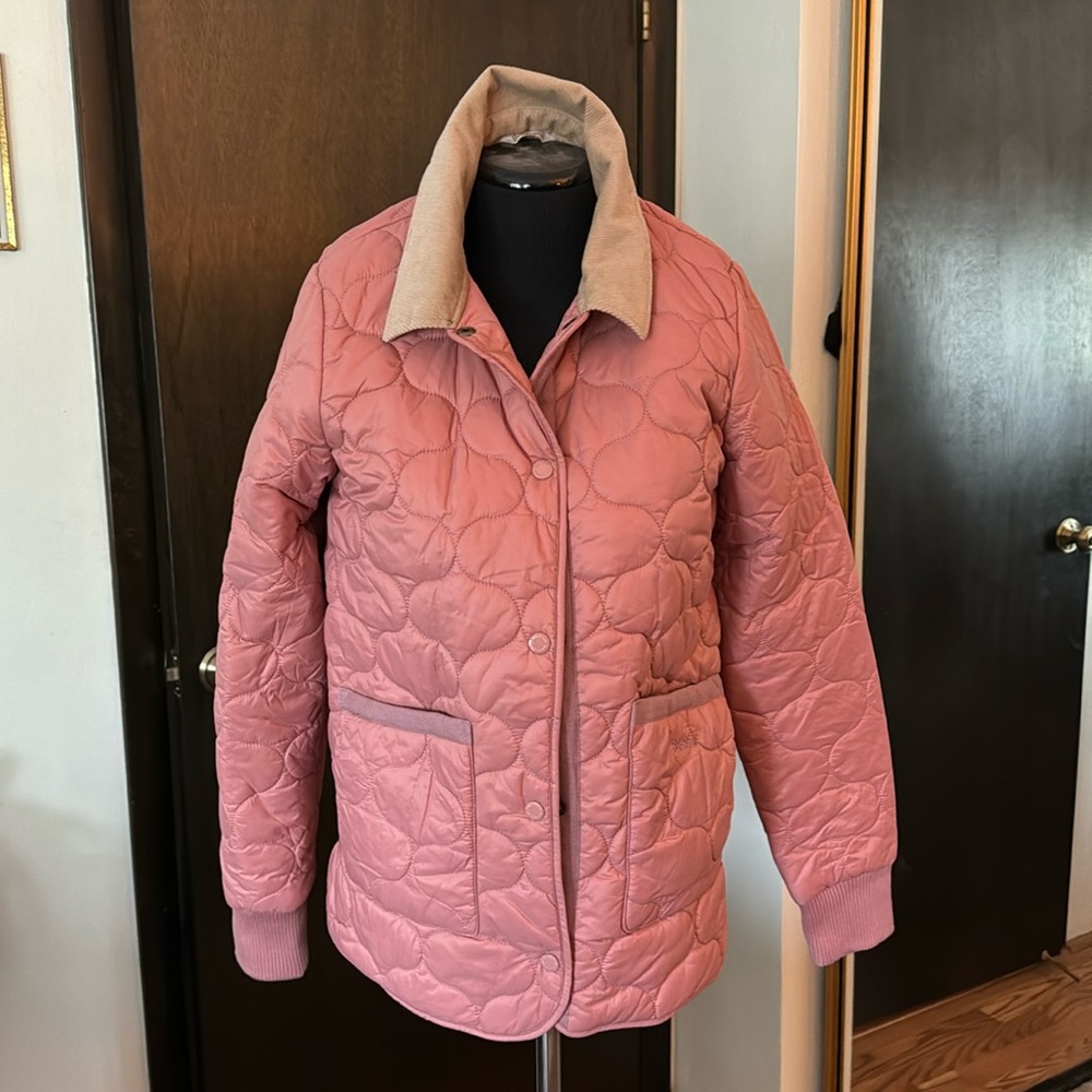 Barbour Pink Quilted Jacket size 6